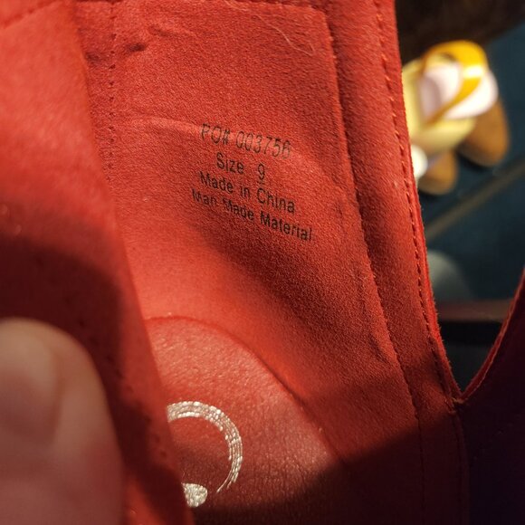 Red Heeled Booties - Picture 3 of 5